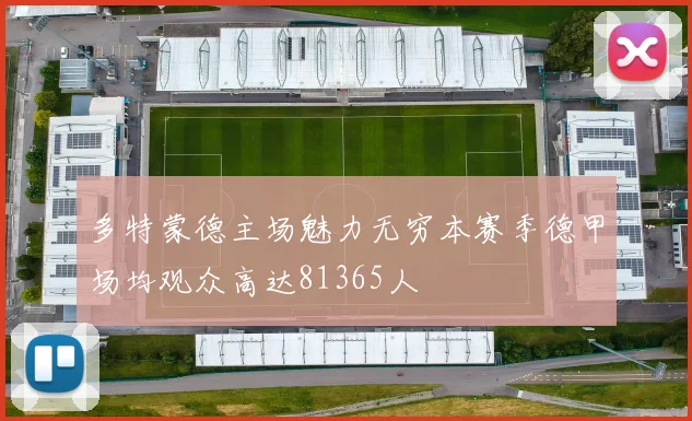 多特蒙德主场魅力无穷本赛季德甲场均观众高达81365人